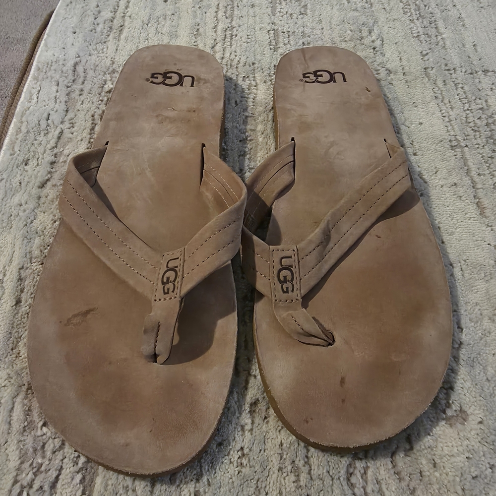 UGG Brown Flip Flops